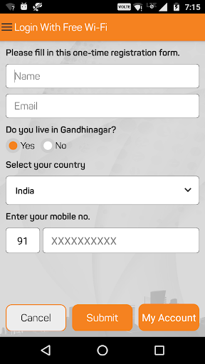 Gandhinagar City Wi-Fi Screen 3