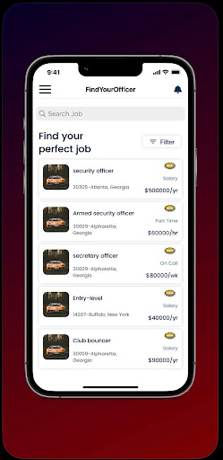 Find Your Officer Screen 3