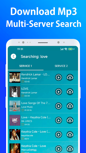 Android application Music Player & Audio Player screenshort