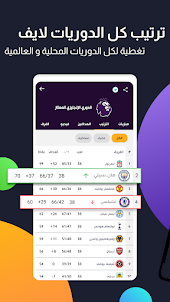 مباريات وترتيب الدوري السعودي