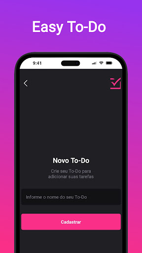 Android application Easy To-Do screenshort