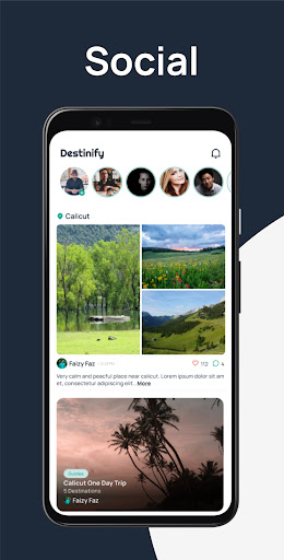Android application Destinify:Explore,Plan &Travel screenshort
