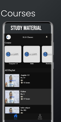 SLS Classes Screen 2