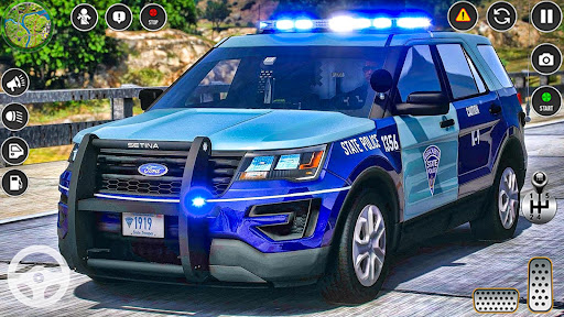 Police Car Spooky Parking 3d