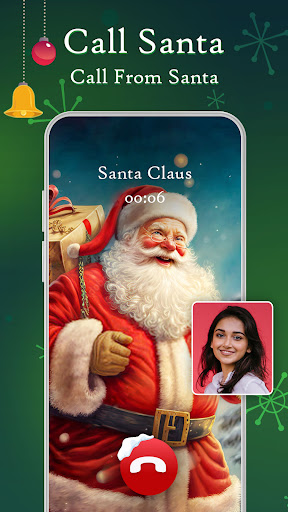 Android application Santa Call - Chat From Santa! screenshort