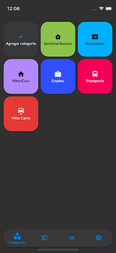 Android application cWallet screenshort