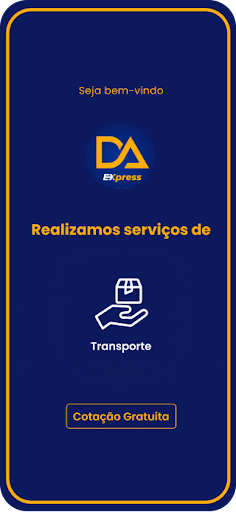Android application DA EXPRESS ENTREGAS screenshort