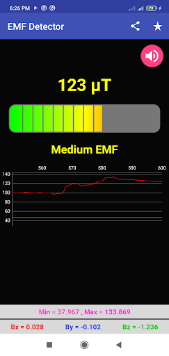 EMF Detector Screen 3