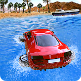 Water Surfing Race Car Driver icon