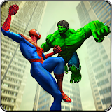 Incredible Monster vs Super Spiderhero City Battle icon