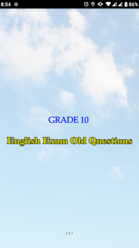 Android application Grade 10 screenshort