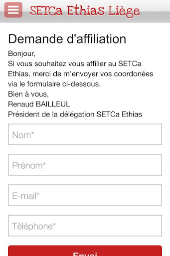 Android application Synthias screenshort
