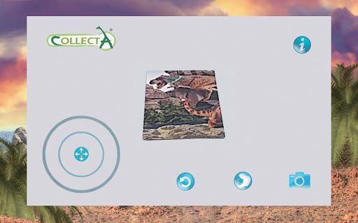 Android application CollectA AR screenshort