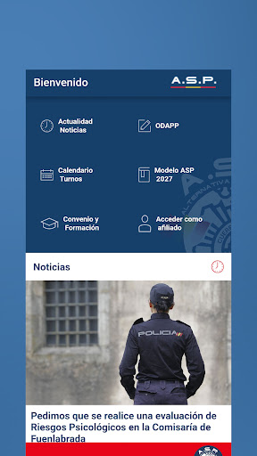 Android application A.S.P screenshort