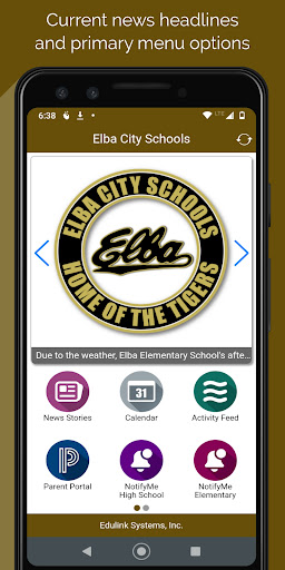 Android application Elba City Schools screenshort