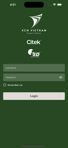 Android application KCN CRM screenshort