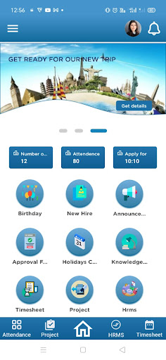 HRMS INFO Screen 3