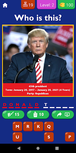 Guess The American President Screen 3