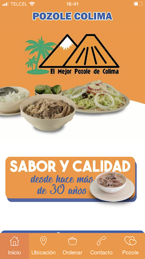 Android application Pozole Colima screenshort