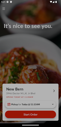 Android application Brand_Paulaspizza screenshort