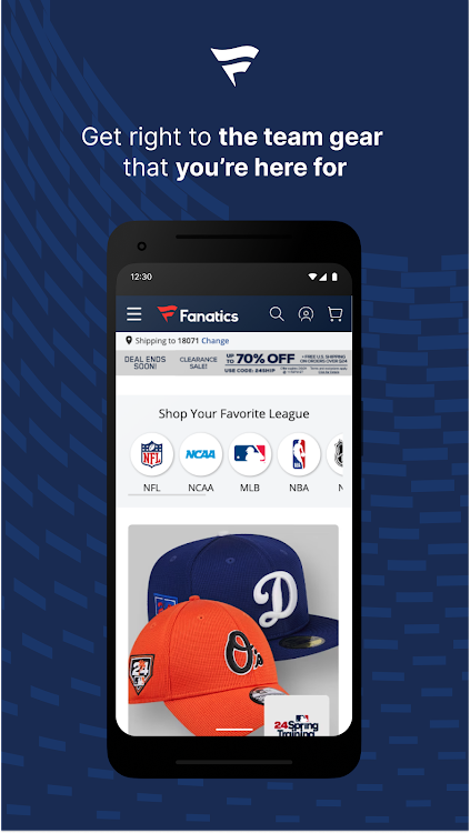 Fanatics: Shop NFL, NBA & More - 1.0.0 - (Android)