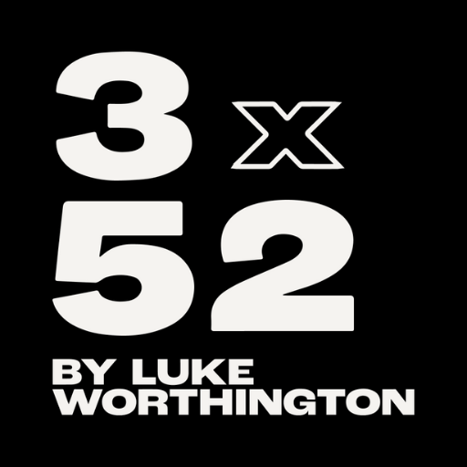 3 x 52 by Luke Worthington logo