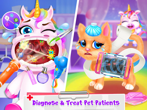 Unicorn Princess Doctor - Save Jungle Pet Animals