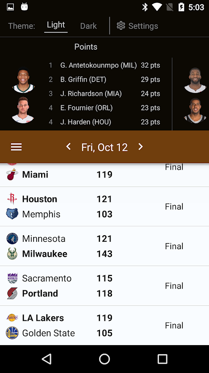 Sports Alerts - NBA edition - New - (Android)
