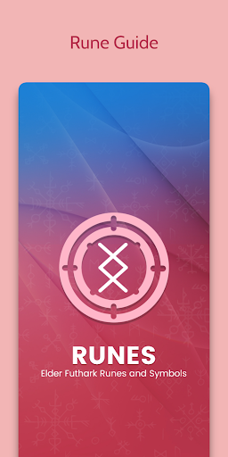 Android application Runes - Elder Futhark Symbols screenshort