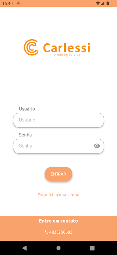 Android application Minha Carlessi screenshort