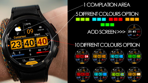 Android application SO993 Watchface screenshort