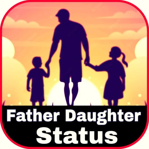 Father daughter status logo