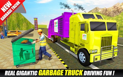 City Trash Truck Driving Games