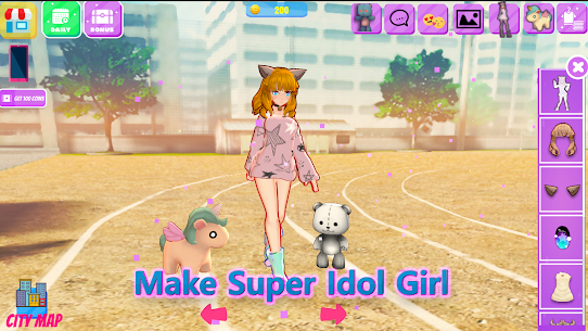 life idol Dress up 3d MOD APK (Unlimited Gold) Download 4