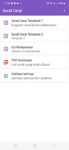 Surat Cerai Screen 2