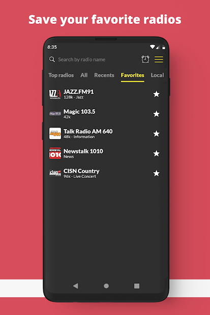 Captura de Pantalla 4 Radio Canadá FM en línea android