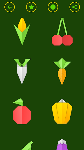Origami Fruits & Vegetables Screen 3