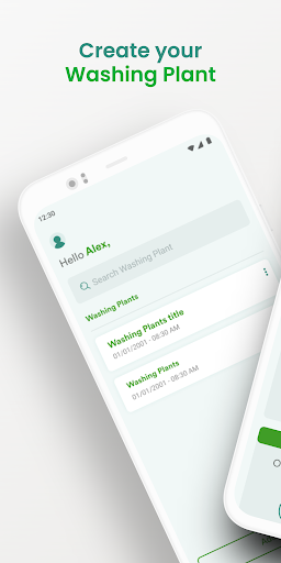 Android application Greenofchange screenshort