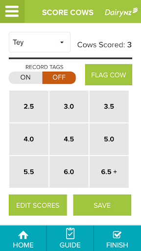 BCS Tracker Screen 2