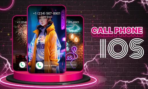 Android application iCall Screen - Color Phone IOS screenshort