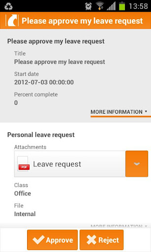 DocLogix Mobile Workplace Screen 2