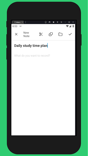 Ideasvault notebook Screen 2