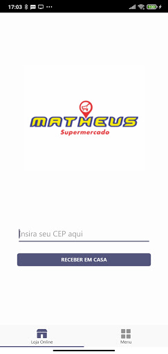 Android application Matheus Supermercado screenshort