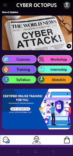 Android application Cyber Octopus screenshort