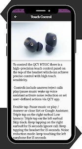 QCY HT01C Earbuds guide