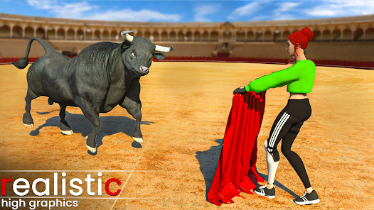 Captura de Pantalla 11 Angry Wild Bull Attack Game 3d android