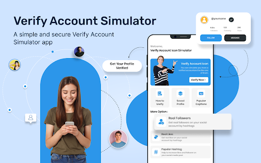 Android application Verify Badge for your profile screenshort