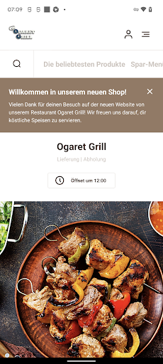 Android application Ogaret Grill screenshort