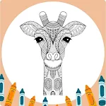 Cover Image of Download Giraffe Mandala Coloring Book  APK