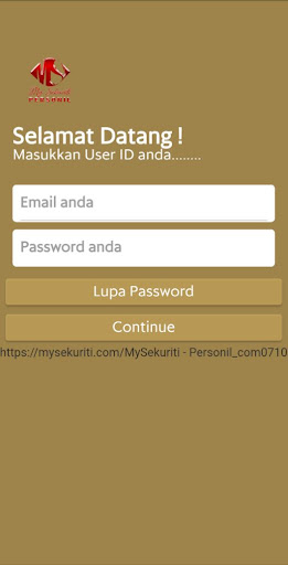 Android application MySekuriti Personil screenshort